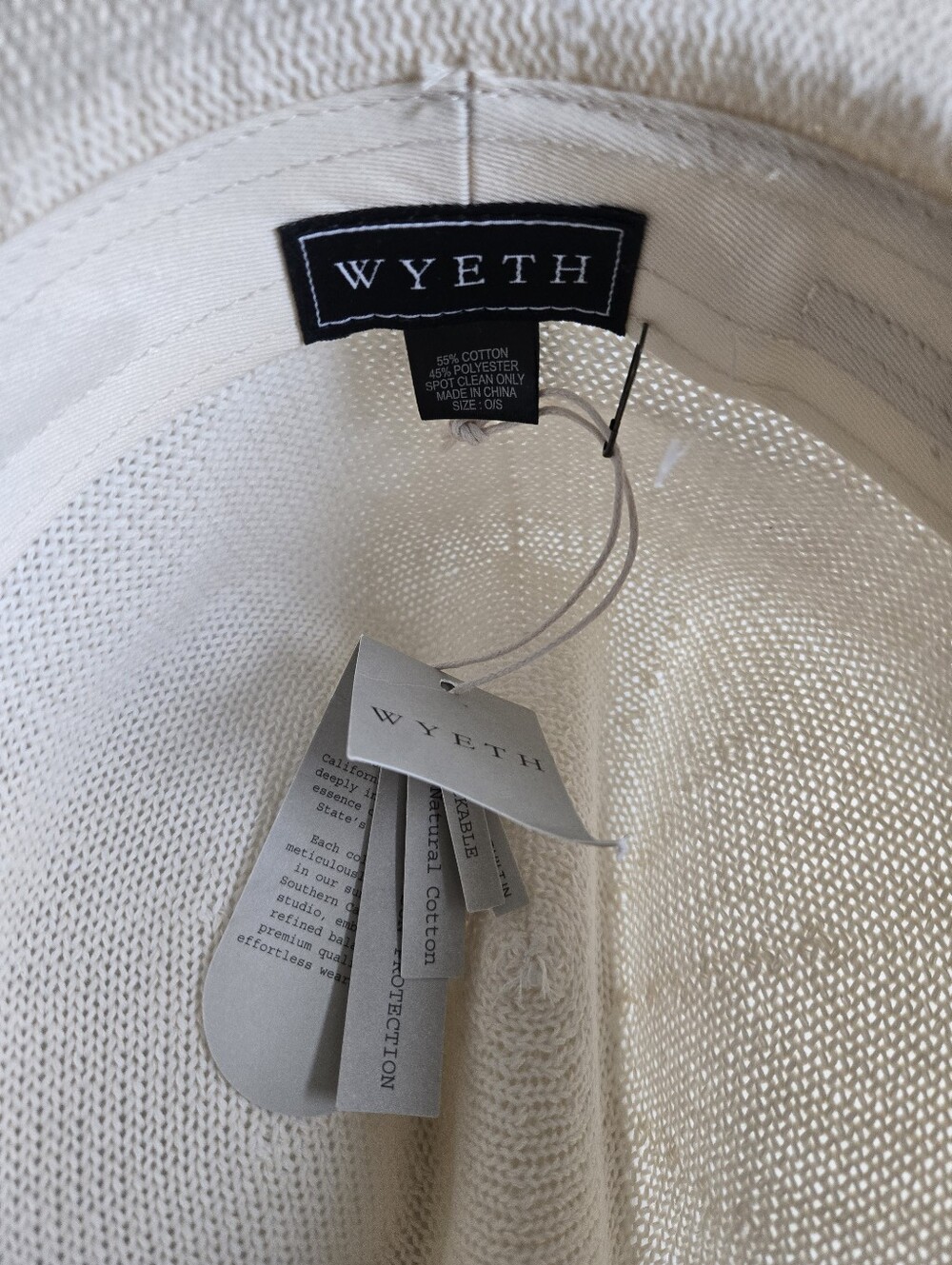 New With Tag Wyeth Nub Cowboy Hat One Size NWT - Picture 6 of 7